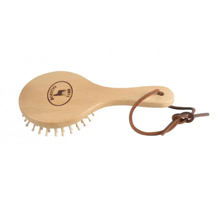 Borstiq Farm Borstiq Brosse à Crins Ronde Bois de Hêtre