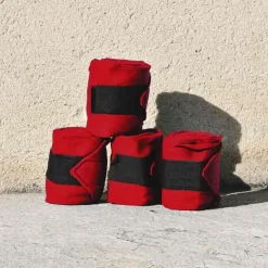 Cheval Energy - Les Equipements Cheval Energy Bande de Repos (set de 4) - Rouge Clearance