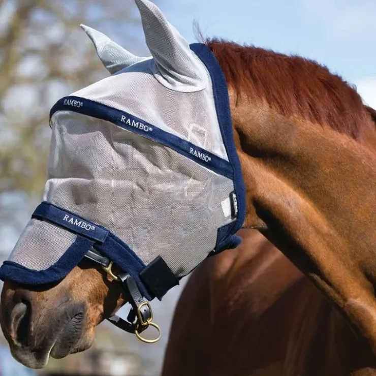 Horseware Rambo Plus Flymask Vamoose Masque Anti Mouche Cheval Online