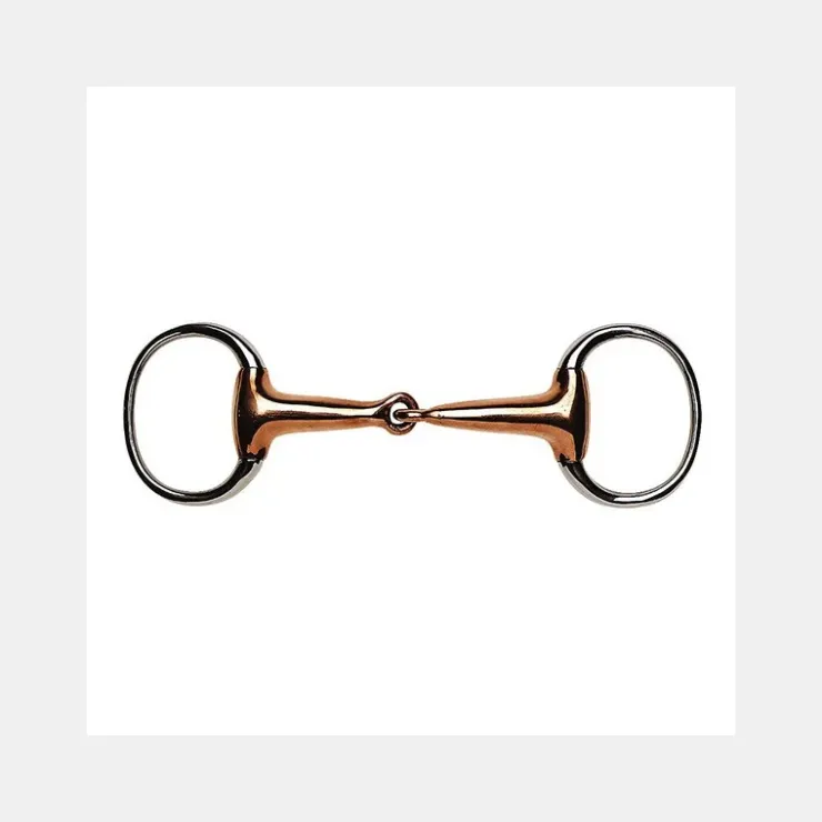 Mors à olives à simple brisure, en cuivre, gros canons Outlet