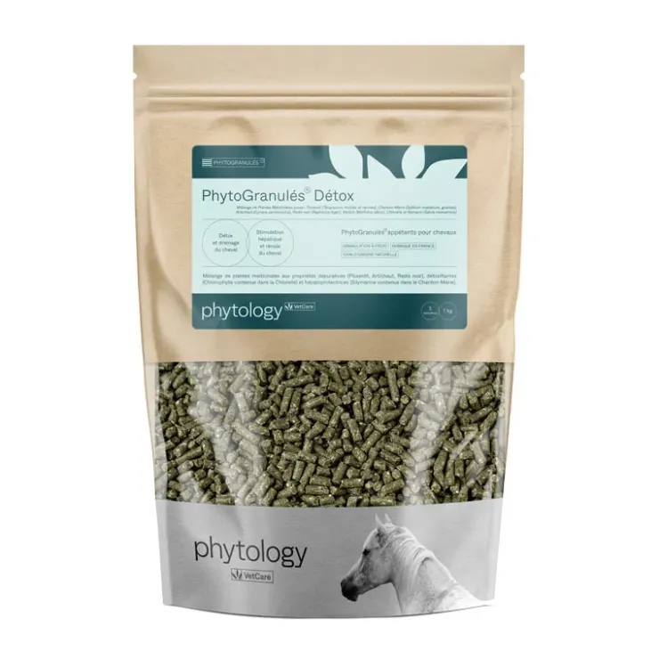 Phytology VetCare Mix Detox Granulés Cheval Clearance