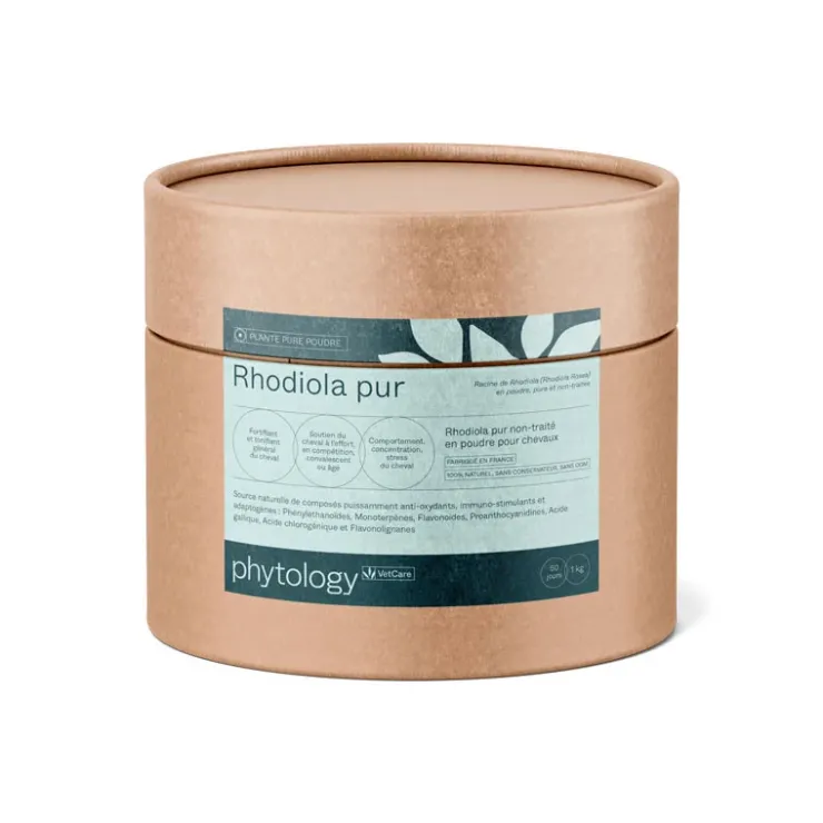 Phytology VetCare Rhodiola pur Fatigue et Resistance Cheval Clearance